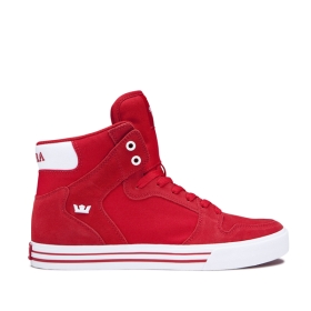 Supra Mens VAIDER Formula One/white High Top Shoes | CA-27684